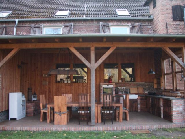 Outdoor-Küche der Alten Brennerei
