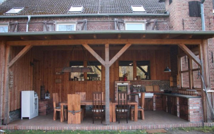 Outdoor-Küche der Alten Brennerei